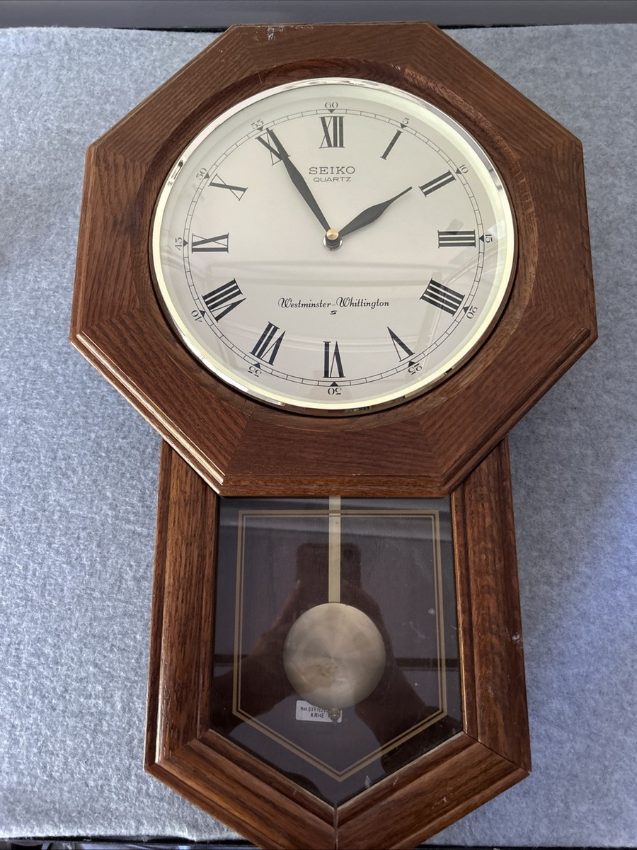 SEIKO Westminster Whittington　置時計　セイコー Seiko Westminster-Whittington Working Duel Chiming Wall