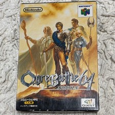Ogre Battle 64 Person of Lordly Caliber N64 Box Japan