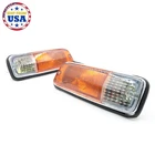 FIT FOR DATSUN 521 TRUCK FRONT TURN SIGNAL LIGHTS LH/RH NEW ( 2 PIECES )