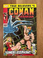 TRUE BELIEVERS CONAN TOWER OF THE ELEPHANT #1 (Marvel, 2019) VF Rep Conan #4