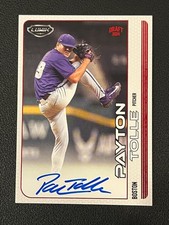 Payton Tolle 2024 Pulse Lumin Baseball Auto /65 Red Sox 