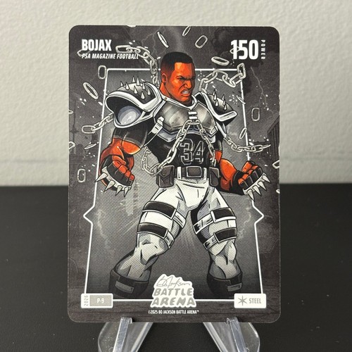 Bo Jackson 2025 Battle Arena PSA Magazine Football P-9 Steel Card