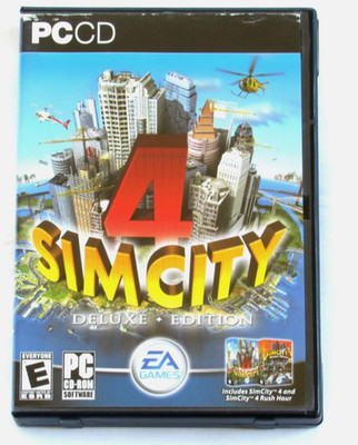 Sim City 4 Deluxe Edition PC Game 2003 Complete