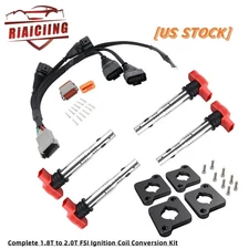 For Audi A4 B5 1.8T to 2.0T FSI Coil Pack Conversion Kit Adaptors ICM & Harness