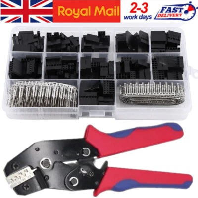 620PCS Assorted 2.54mm Dupont Wire Cable Jumper Header Connector Kit & M/F Crimp
