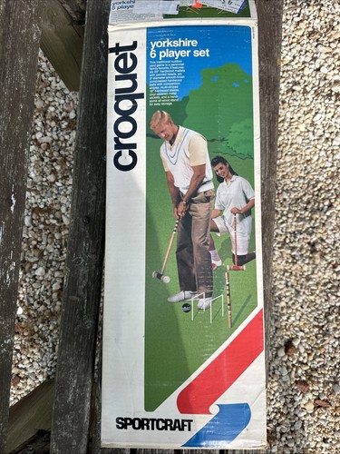 Sportscraft Croquet Set [Model 02036)SEALED NEW VINTAGE 1993 Made In NJ ๐บ๐ธ