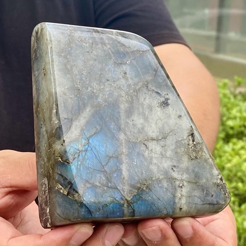 2.05LB Natural elongated stone Madagascar polished crystal healing stone - 第 12/12 張圖片