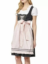 Fuchs Trachtenmoden Women's Dirndl Dress with Apron, Midi. NEW!size 14