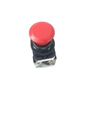 ALLEN BRADLEY 800H-FRXT SER F PUSH BUTTON TWIST TO RELEASE RED MUSHROOM HEAD