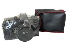 Meikai 4353SSN 35mm Camera w/ Case Lens Cover Owner's Manual Black NEW SEALED