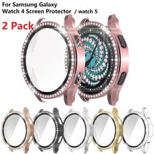For Samsung Galaxy Watch 5 40/44mm Diamond Bling Case Cover w/ Screen Protector
