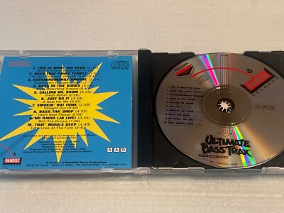Ultimate Bass Trax Volume One DJ Madness and Dr Boom CD Pandisc