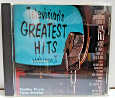 Televisions Greatest Hits Volume II CD 1986 TVT Records TVT 1200 CD
