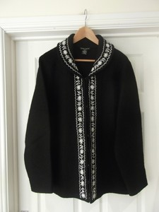 deane and white wool coat