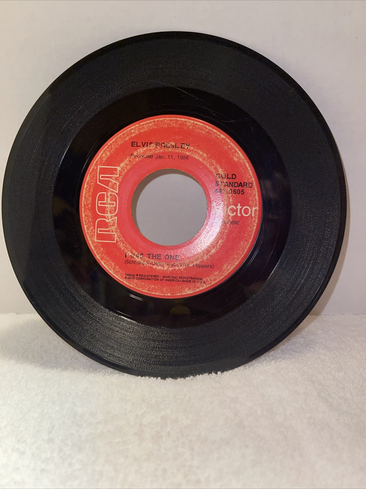 Elvis Presley - Heartbreak Hotel / I Was the One RCA GSS 447-0605 7" 45 ...