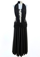 Ballroom Dress, Black Smooth
