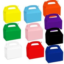 10x Gable Gift Box Handle Birthday Party Wedding Favour Bomboniere Cake Candy