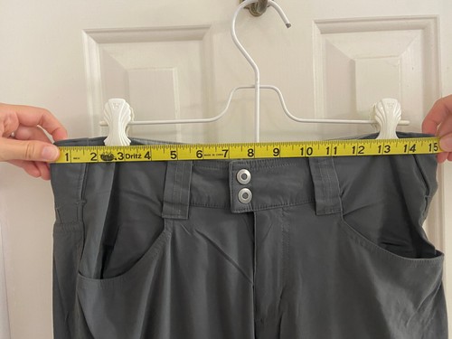 Columbia Womens Gray Omni Shield Convertible Zip Off Pants Size 8 Regular - Picture 5 of 9