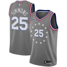 Ben Simmons Philadelphia 76ers Nike 2018/19 City Edition Swingman Jersey Men NBA