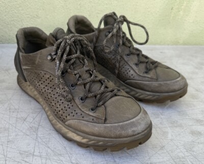 ECCO Exostrike Low Lace Mid Green Hiking Shoes Men s Size 6 US 7 UK 40 EU USED