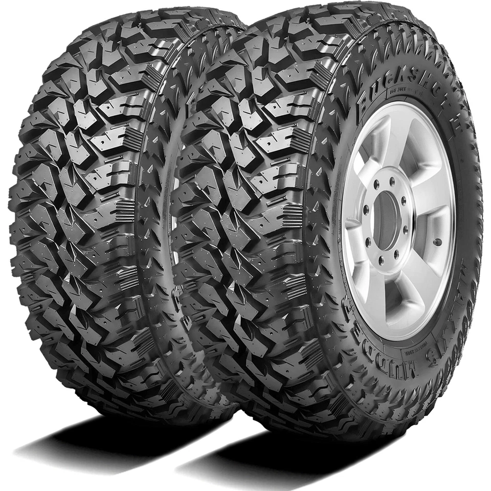 Tire LT 265/70R17 Maxxis Buckshot Mudder II MT-764 M/T Mud Load D 8 Ply - Image 4 of 4