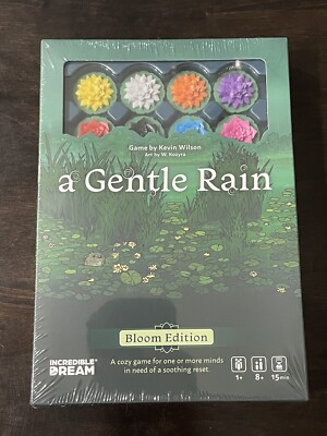 A Gentle Rain Bloom Edition Solo Board Game by Kevin Wilson Incredible Dream New