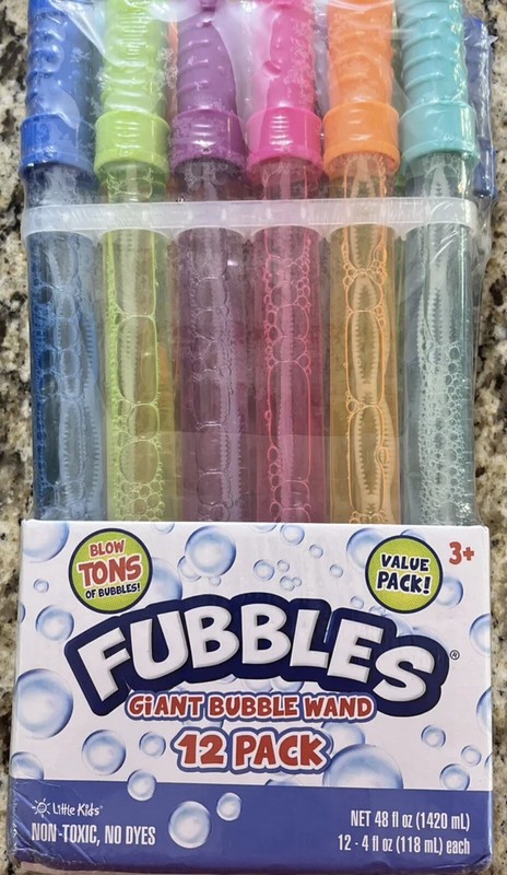 Fubbles Giant Bubble Wand 12 Pack