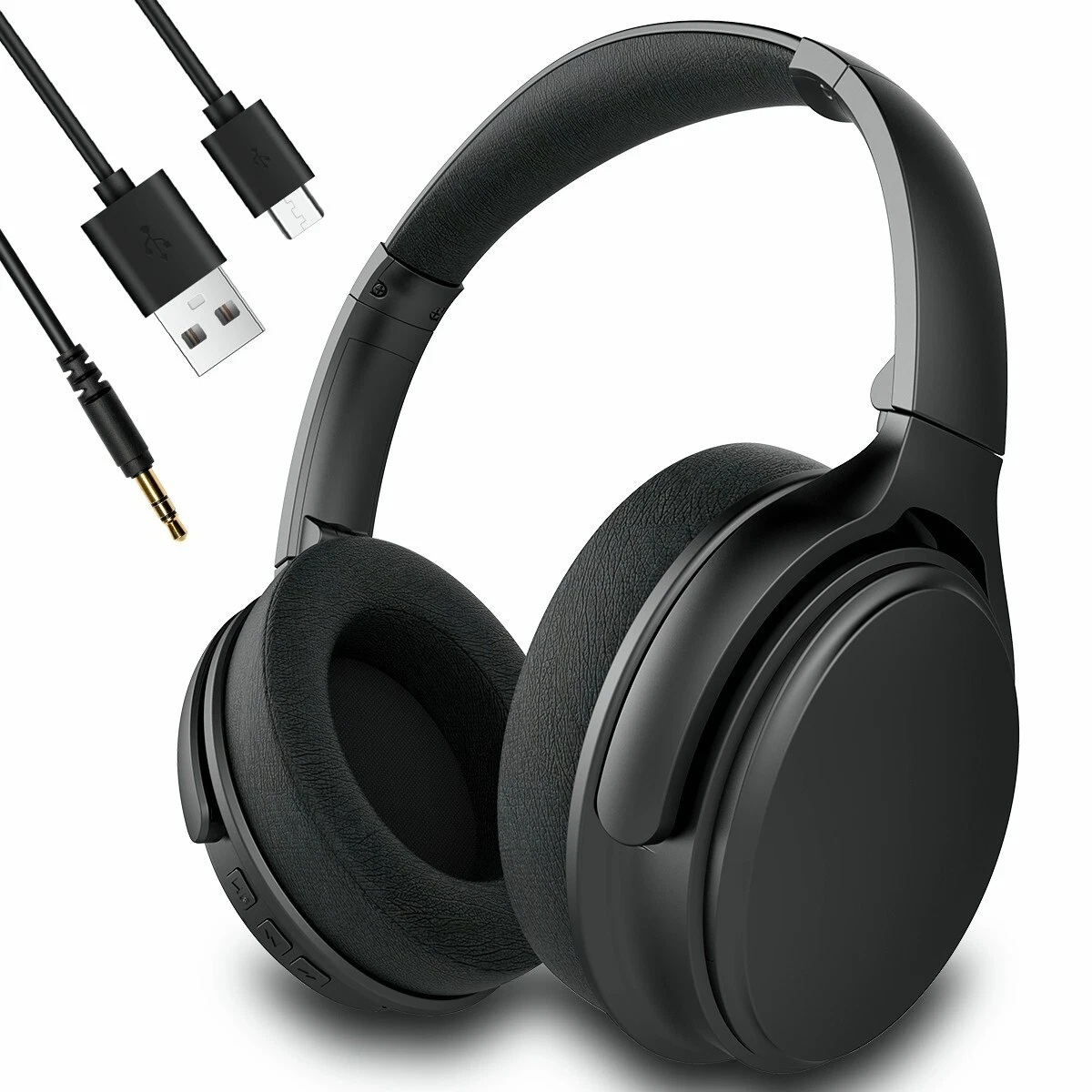 Over Ear Headphones wireless comfortable long listening w Mic Volume Control