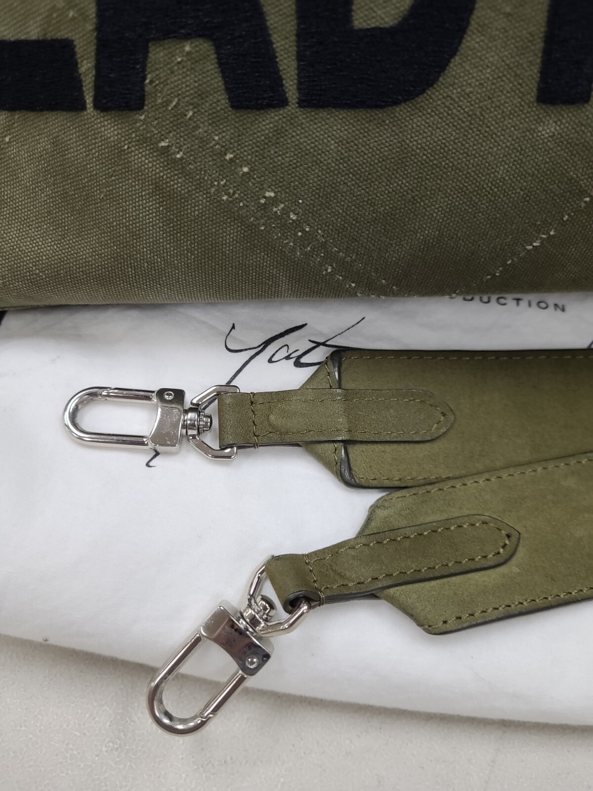 Authentic Readymade Daily Bag Made from US Army Duffle Bag Green image 2