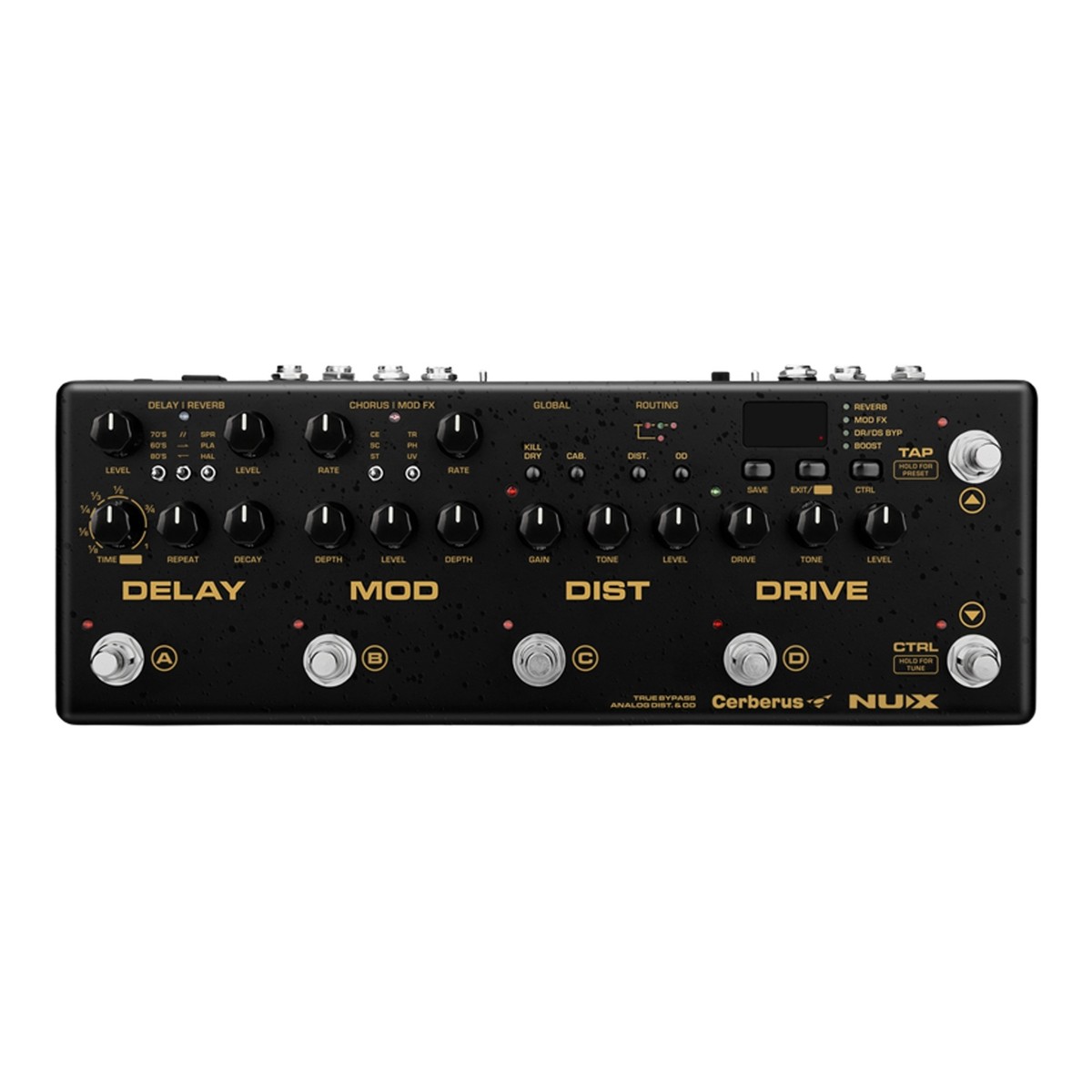 Nux Cerberus Integrated Analog Guitar Multi Effects Pedal