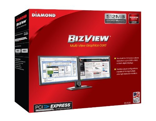 Diamond Multimedia BizView PCIE 1G GDDR3 Low Profile Dual DVI Graphics Cards - Picture 2 of 2