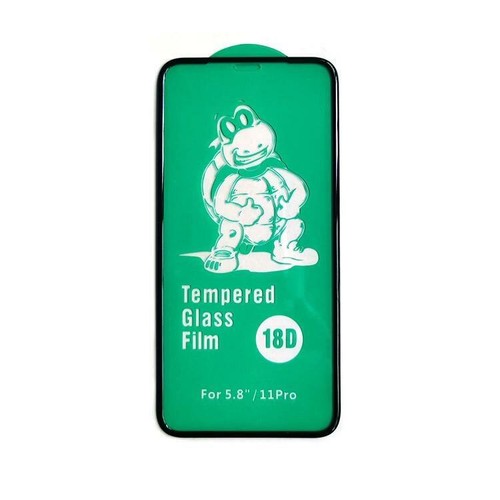 18D Turtle High Quality Tempered Glass Full Glue Screen for all New iPhone 11 XS - Picture 6 of 8