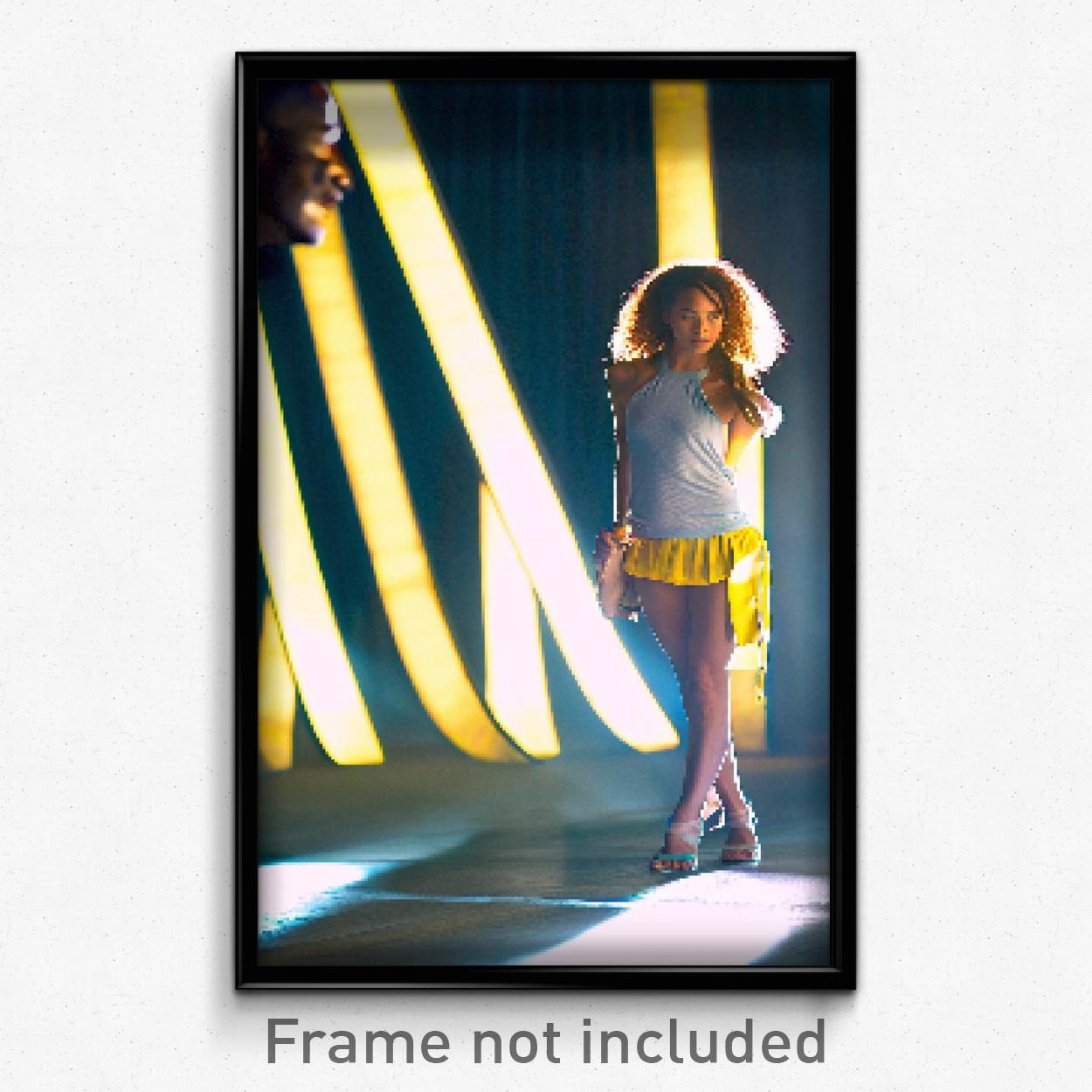 8-Bit Psychedelic Pixel Art Poster - Interesting Bailey Video Game Print