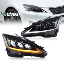 VLAND FULL LED Projector Headlights For Lexus IS250 IS350 ISF 2006-2013 DRL Lamp