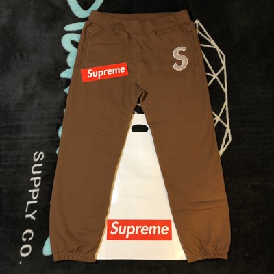 supreme s logo sweatpants