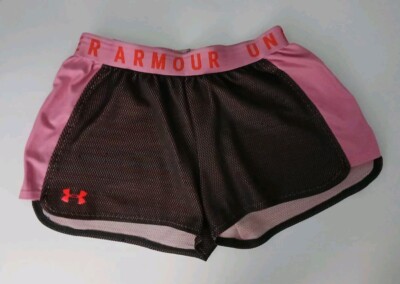 Under Armour LOOSE Heatgear Pink Two Tone Colored Signature Short Sz.Small