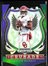 2020 Panini Prizm Draft Picks Kyler Murray Green Purple Crusades /199