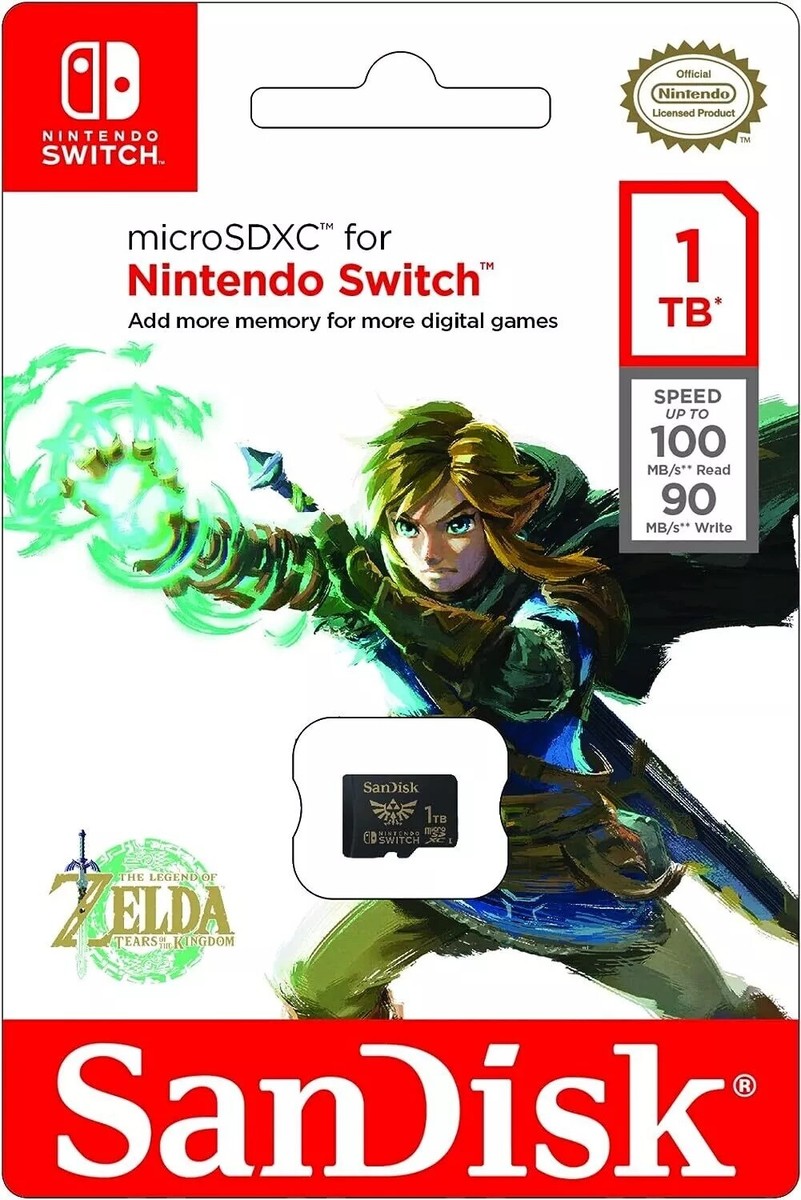 SanDisk microSDXC 128gb Memory Card for Nintendo Switch & Lite