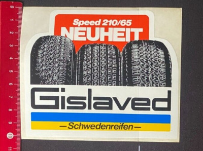 Decal/Decal: Gislaved Sweden tires-speed 210/65 (26051685)