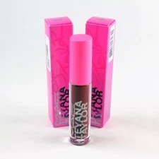 2 Mac Teyana Taylor Lipglass 10'S ACROSS DA BOARD - Set Of 2 x 0.1 Oz. / 3.1mL