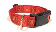 Manchester United Soccer dog collar