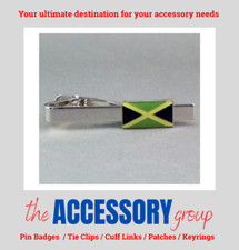 New Jamaica Jamaican flag tie clip Enamel metal Tie-pin clip