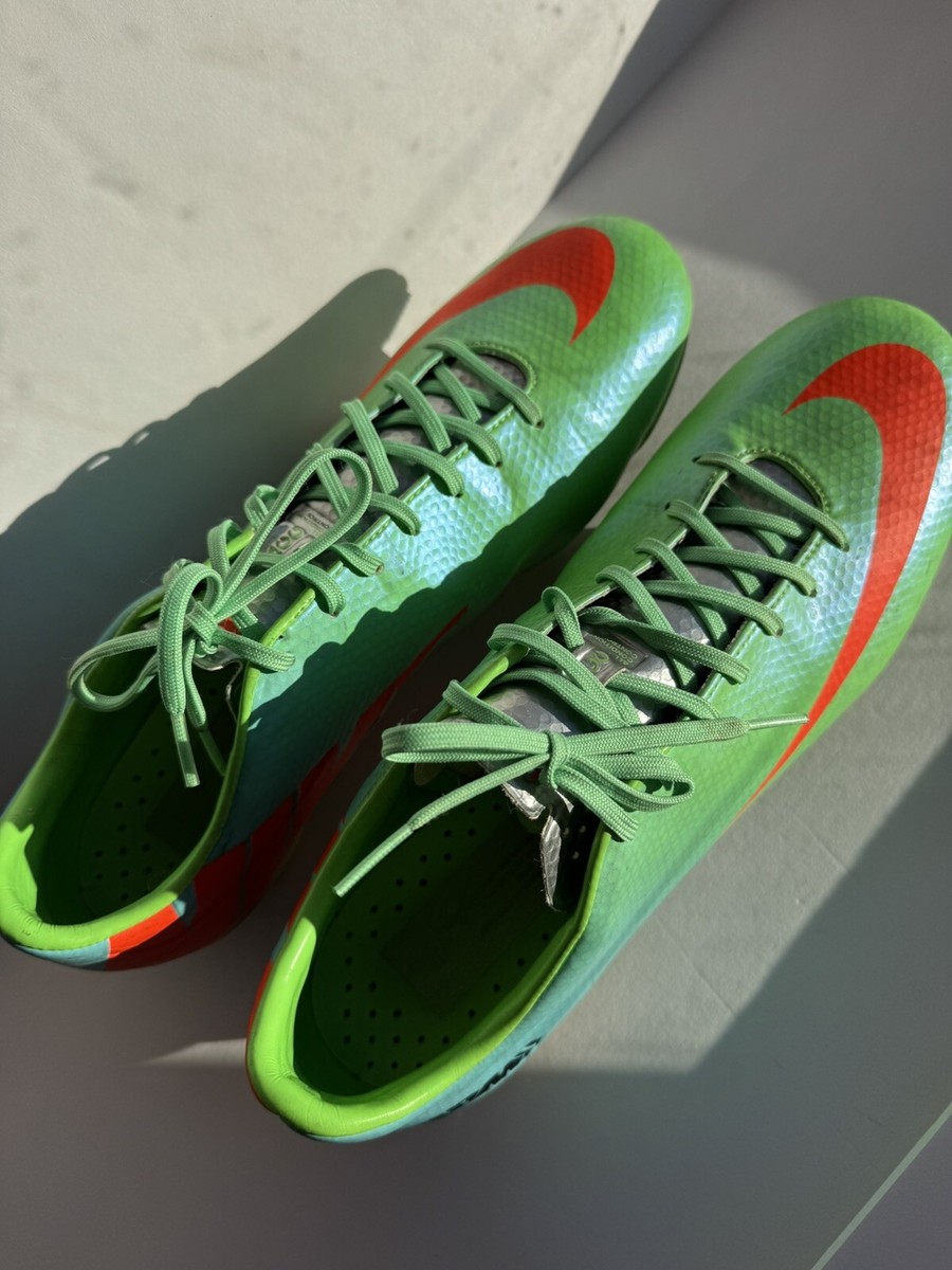 Nike Mercurial Vapor XI FG - 555605-380 R9 98 Lime Crimson