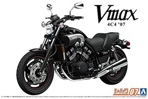 Aoshima 1/12 Scale The Bike Series No.7 Yamaha 4C4 Vmax 2007 Plastic Model Kit