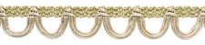 Loop Fringe Trim, Style# 0150RT, Color# A10 - Sandstone Beige [Sold By The Yard]
