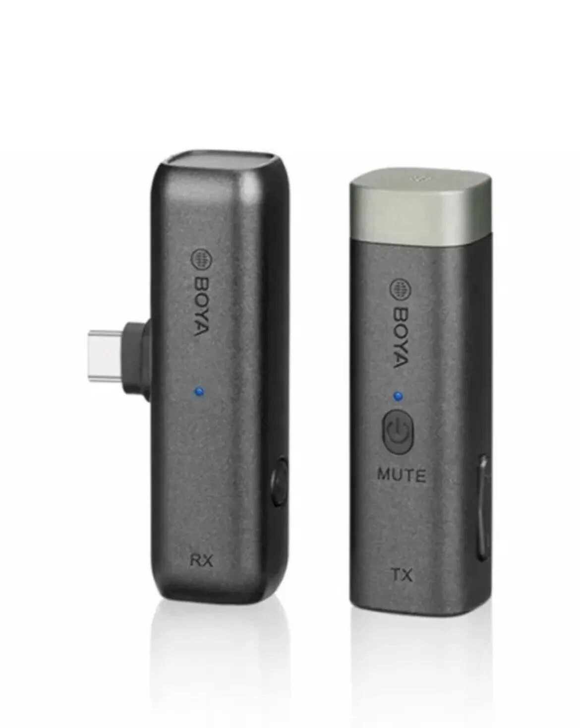 BOYA BY-WM3U 2.4G Wireless Microphone Clip-on Video Recording BY-WM3U & Case