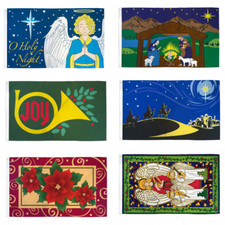 Merry Christmas Flag 3x5ft Happy Holidays Christmas Eve Santa Claus Banner Flag