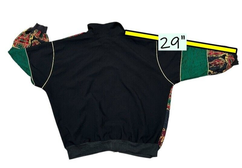 Vintage Patchwork Windbreaker Jacket Equestrian S… - image 10