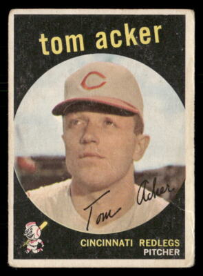 1959 Topps #201a Tom Acker White/lighter back
