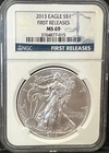 2013 Silver American Eagle 1oz Coin NGC MS-69 First Releases